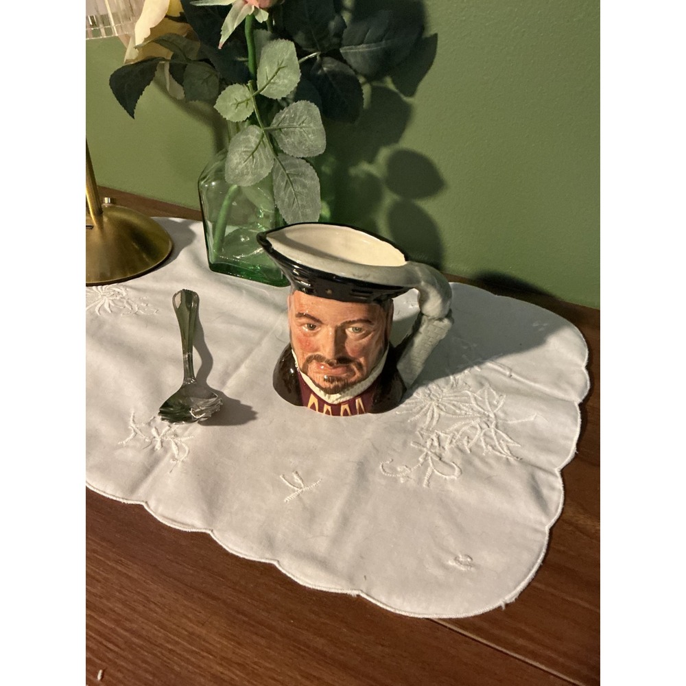Royal Doulton Henry VIII Character Jug D6647 1975 England Vintage